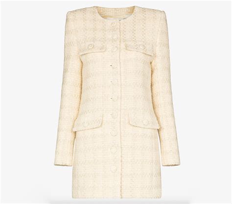 robe en tweed yves saint laurent|Robes YVES SAINT LAURENT en tweed .